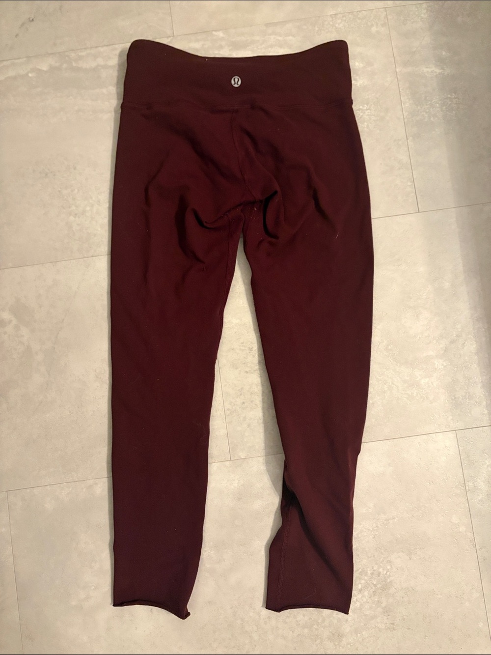 Lululemon High-Rise Leggings in Deep Burgundy